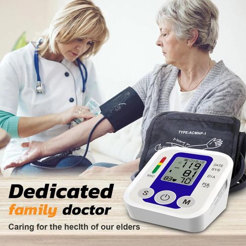 product_image_name-Generic-Rechargeable Blood Pressure Monitor (VoiceCast & Back-light)-4