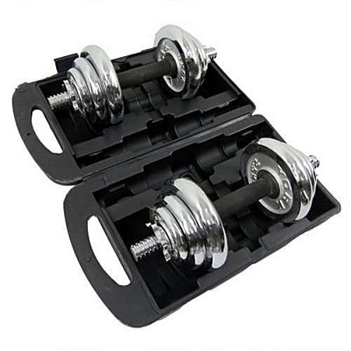 Generic 20kg Ajustable Chrome Dumbbell