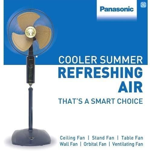 product_image_name-Panasonic-16" 3 Blade Push Button Standing Fan - 250W-3