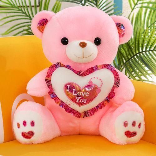 Generic  Super Cute Plush Pink Teddy Bear 40cm