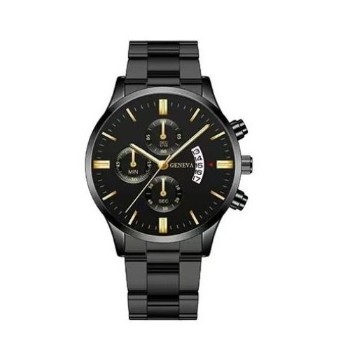 product_image_name-Fashion-Men's Watches Stainless Steel Band Waterproof Wrist Watch-1