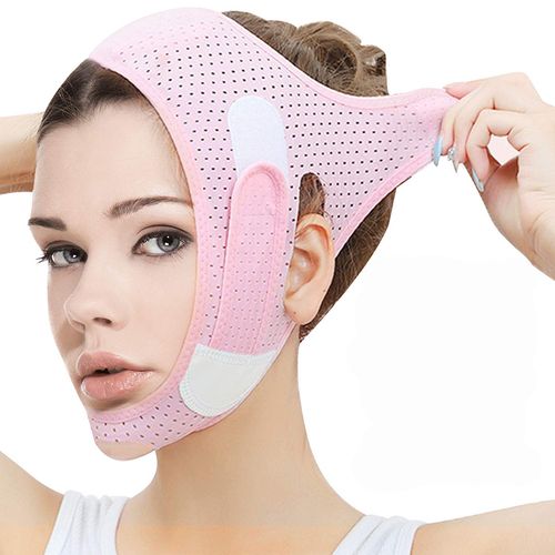 Generic Elastic Face Slimming Bandage V Line Face Shaper Women
