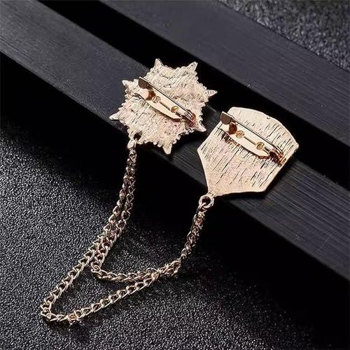 product_image_name-Fashion-Men's Suit Tassel Chain Brooch Suit Pin-3