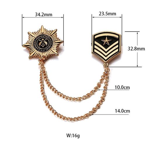 product_image_name-Fashion-Men's Suit Tassel Chain Brooch Suit Pin-4