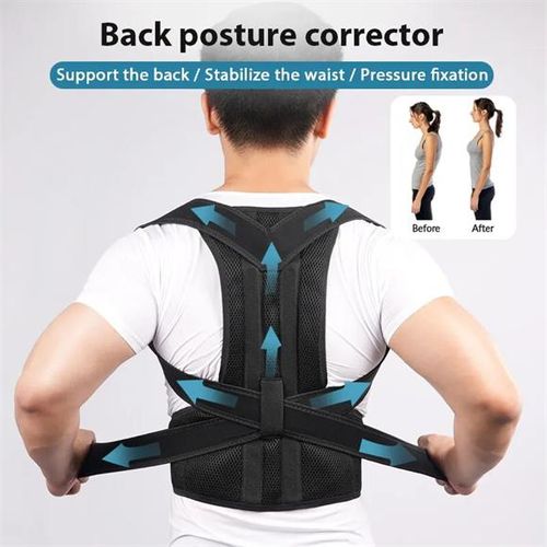 Generic Hunchback Correction Belt Posture Corrector Vest Adjustable Back Support Belt Shoulder Support Spine Neck Stretcher Trainer L Jumia Nigeria
