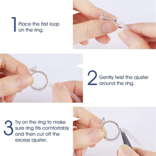 12 Pack Ring Rubber Size Adjuster for Loose Rings Nigeria
