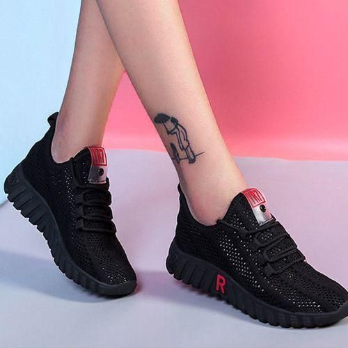 product_image_name-Ladies Everything-Women's Fashion Outdoor Sport Casual Shoes - Simple Sneakers - Easy Wear Heeled Canvas-2