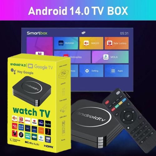 Generic Smart Android TV Box, Portable 4K HD, 8G+128G Network Player, Android TV BOX