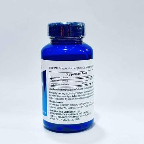 Medpath Natural Magnesium Glycinate 400mg x 100 Capsules - image 2