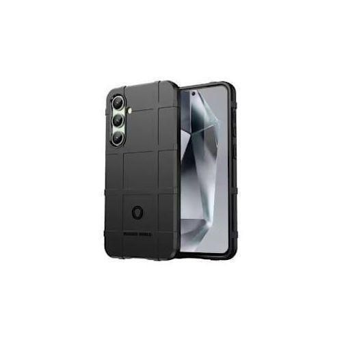 Generic Rugged Shield Back Case For Samsung S24 Fe - Black