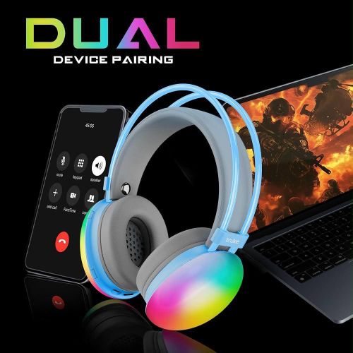 Generic B30 Wireless Headphones with LED Lights - image 2
