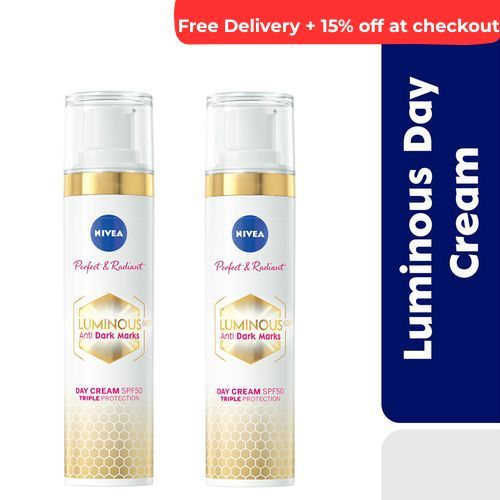 product_image_name-NIVEA-Perfect & Radiant Luminous630 Anti Dark Marks Day Cream SPF50 - 40ml (Pack of 2)-3