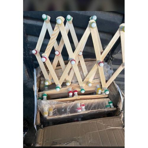 Generic Expandable Wooden Storage Organizer Rack – Foldable Multipurpose Home Space Saver Organize