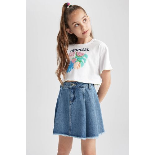 Defacto Girl Casual Relax Fit Denim Skirt Blue Jumia Nigeria