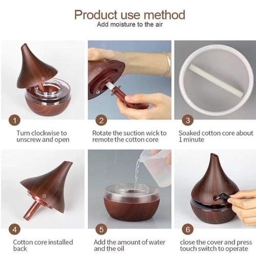 Generic USB Rechargeable Humidifier - Aroma Diffuser for Home Bedroom, Mini Desktop Air Purifier - image 7