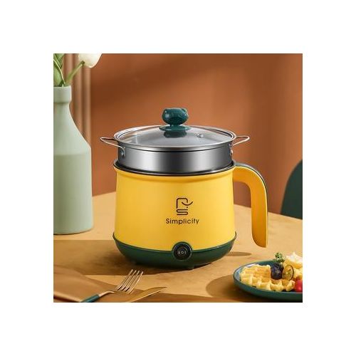 product_image_name-Generic-Electric mini cooker with a steamer attachment. -3