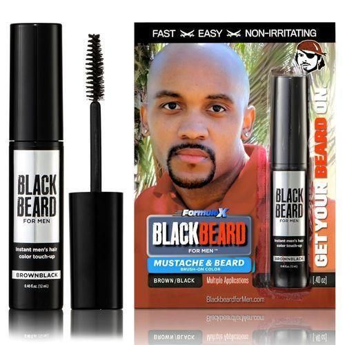 product_image_name-Blackbeard-Instant, Hypoallergenic, Temporary Beard, Mustache, Eyebrow, And Sideburn Tint Brown Black, 1 Pack-1