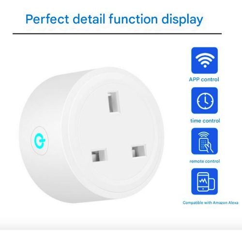 Generic WiFi Smart Plug, 20A Adapter, Wireless Remote Control