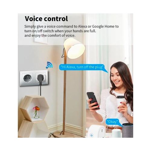 Generic WiFi Smart Plug, 20A Adapter, Wireless Remote Control - image 3
