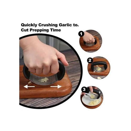 Generic Stainless Steel Garlic Press – Heavy Duty, Rust-Resistant Kitchen Tool - image 2