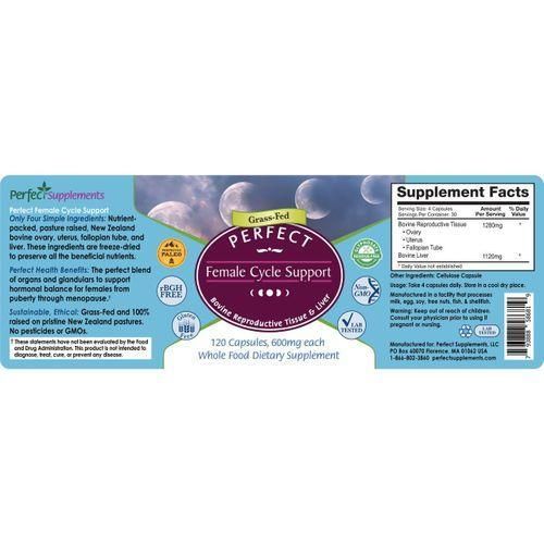 Perfect Supplements Perfect Female Cycle Support - 120Capsules - Supports a comfortable menstrual cycle - image 4