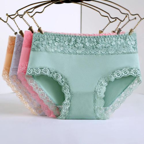 Generic Cotton Panties Underpants Plus_size Underwear Belly Carry