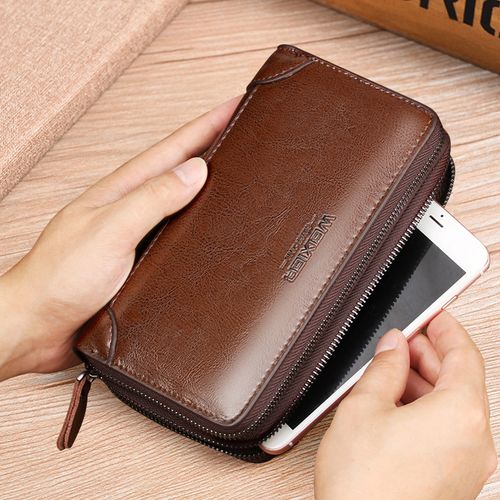 Genuine Leather Clutch Women Long Wallets Money Purse Large Capacity C –  Viroz