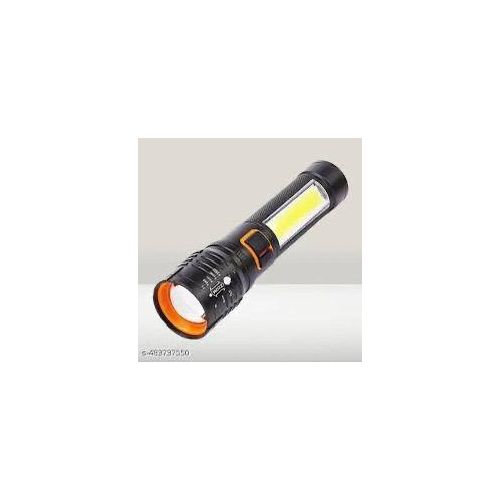product_image_name-Generic-Flashlight Rechargeable zooming light torch has red warning and uses type C to charge-3
