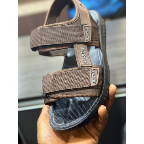 product_image_name-Fashion-Velcro Star Sandal Casual Unisex Men Women Boy Girl Sandals - Brown-1