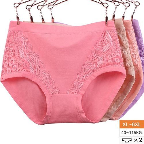 Lace Mid-waist Briefs, Underwear Women, Women's Panties