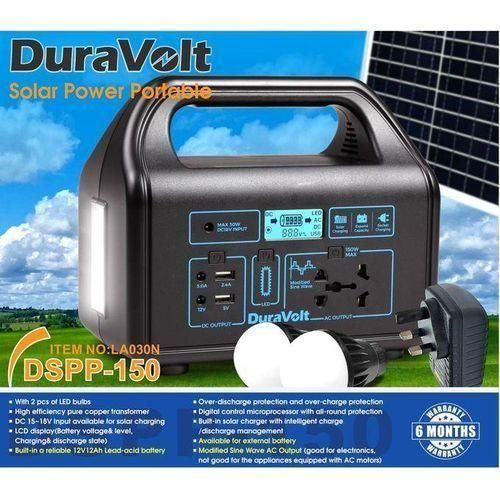 Duravolt 150W Solar Power Portable Generator DSPP-150 (NO solar panel) - image 2