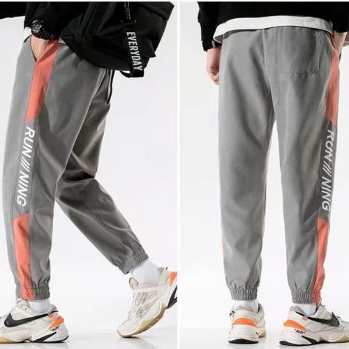 product_image_name-Fashion-Mens Casual Trendy Combat Cargo Sport Pants Jogger Grey-1