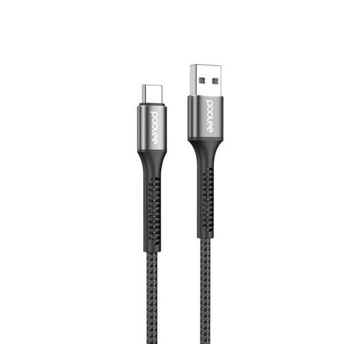 POOLEE 2M USB to Type-C Cable Nylon Braided
