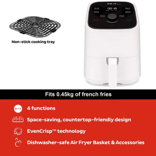 Instant 2L Vortex Mini Air Fryer - White