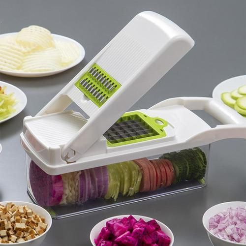 12 in 1 Multi-Purpose Vegetable and Fruit Chopper, Fruit Grater, Slicer  Dicer