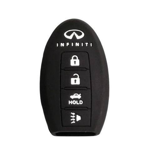 Infinity 4 buttons Silicon car remote key fob cover