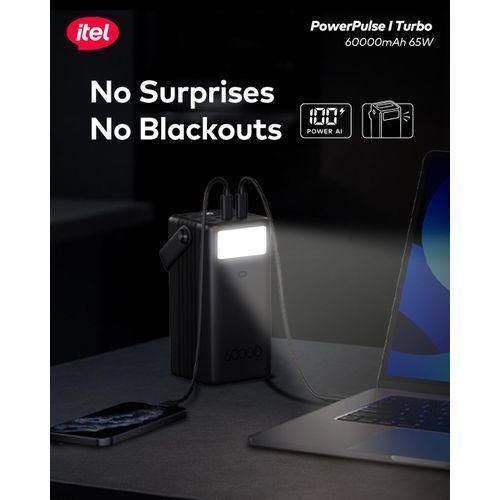 product_image_name-itel- PowerPulse Turbo A1990 PowerBank 60000mAh 65W Fast Charging Laptop Compatibility-6