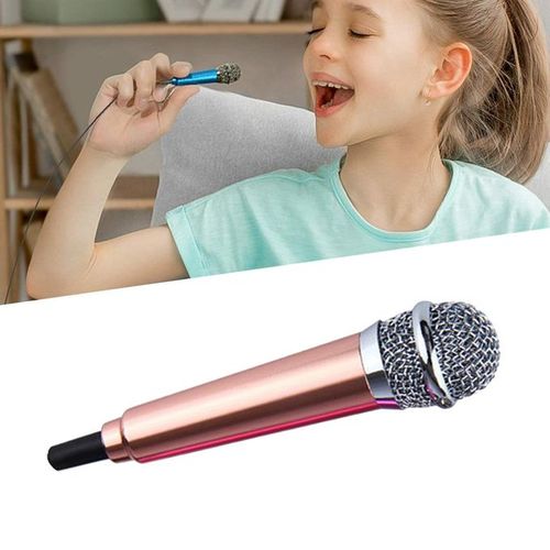 Brand New Mini Karaoke Condenser Microphone for Cellphone/Tablet/Laptop/PC  Mini Wired Karaoke Microphone