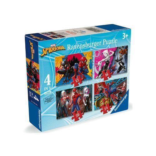 Ravensburger Spiderman 4 in a Box Jigsaw Puzzles