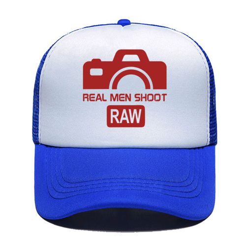 Fashion Real Men SHOOT RAW Summer Cap Mesh Hats For Men Women Casual Hats  Hip Hop