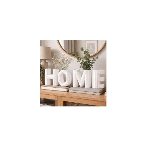 Generic HOME LETTER CERAMIC VASE FOR LIVING ROOM