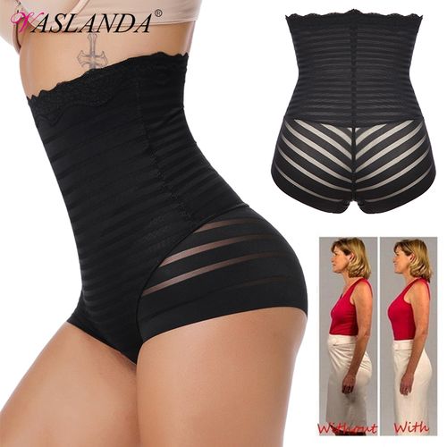 Hot Women High Waist Cincher Tummy Control Thong Girdle Shaper