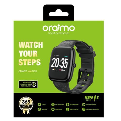 Oraimo Tempo S OSW 11 Water And Dust Resistant Smart Watch Jumia Nigeria