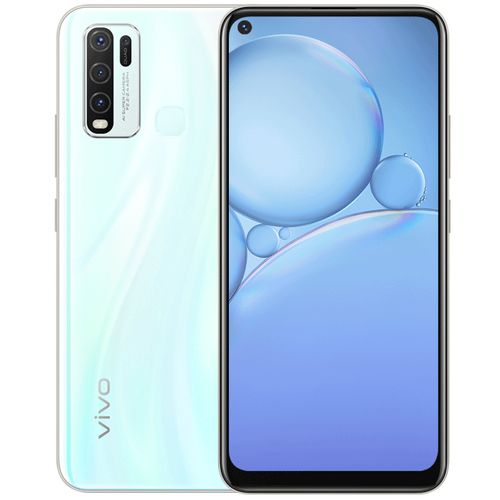 Y30 6.47" HD+ 4GB RAM, 128GB ROM, Front Camera 8MP, A.I Quad Camera 13/8/2/2 MP, Dual SIM, 5000mAh - Moonstone White
