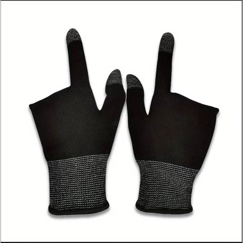 Generic 2pcs Mobile Gaming  Finger Sleeves Thumb Gloves For Mobile Gaming - ( HALF THUMB SLEEVES )