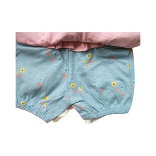 M S 3 Pairs Baby Girl Bubble Shorts - image 3