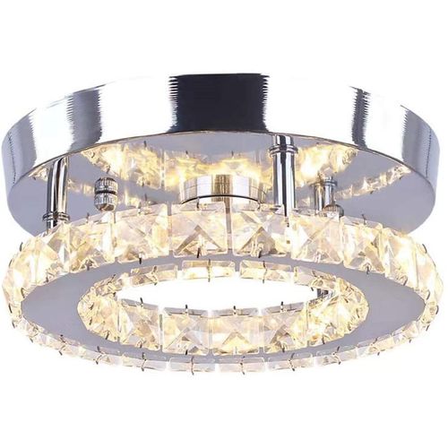 product_image_name-Generic-Modern Crystal Chandelier LED Semi Flush Mount Ceiling Light-1