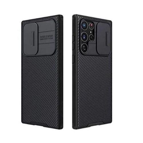 Generic Nillkin camera shield back case for Samsung Galaxy s25 ultra - black