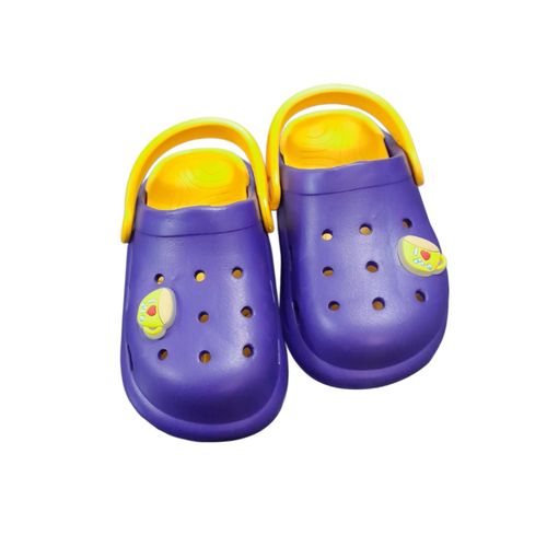 Fashion Beautiful Coloured Kids Vibrant Crocs Purple And Yellow Jumia Nigeria
