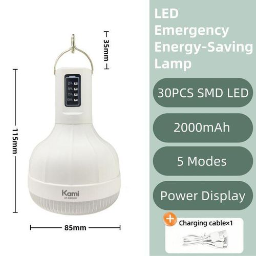 product_image_name-Kami-Rechargeable Light Bulb,2000mAh,Emergency Light,Hook Bulb,Market Stall Light,Church Bulb-2